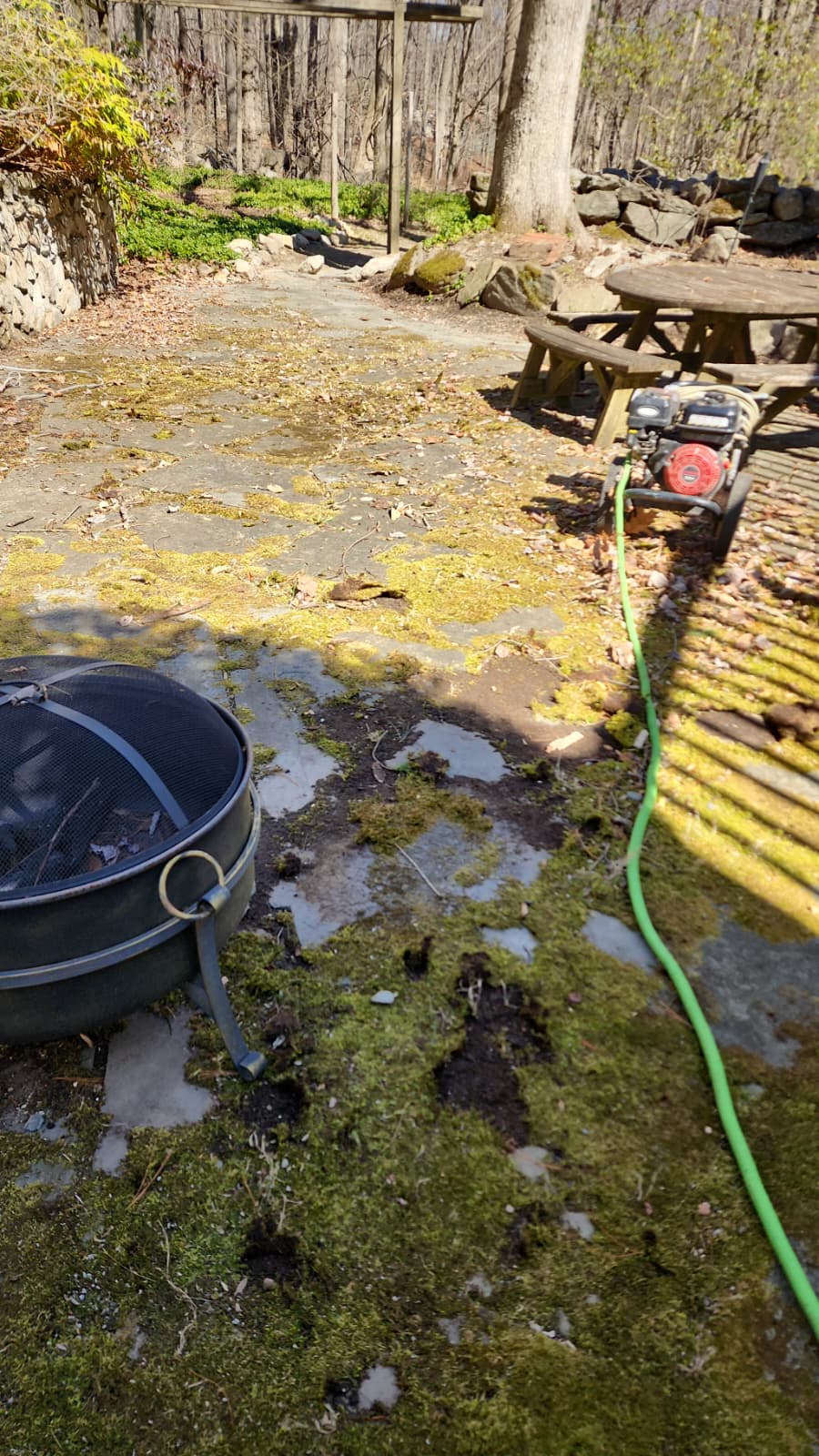 Flagstone before