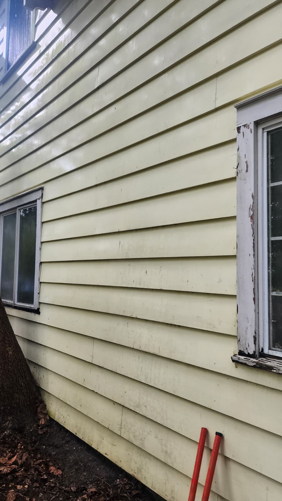 Siding restored