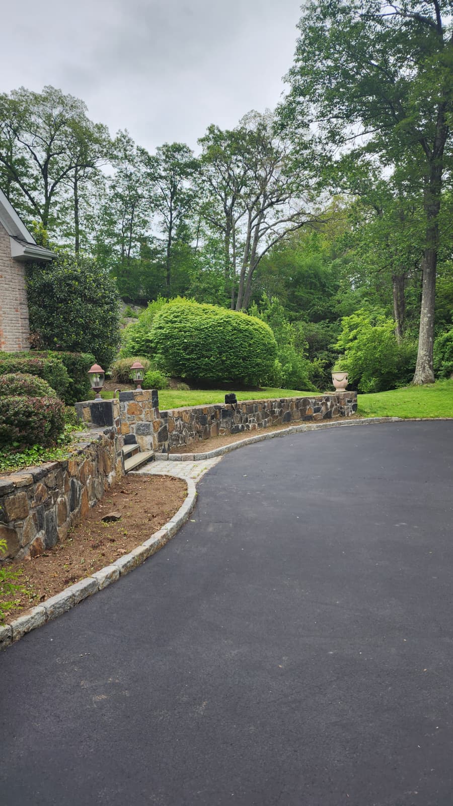 Driveway completed